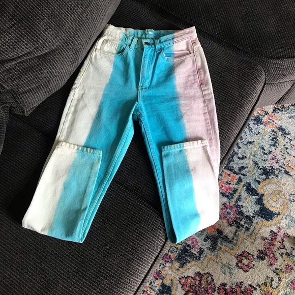 Rainbow Mom Jeans - Picture 4 of 10